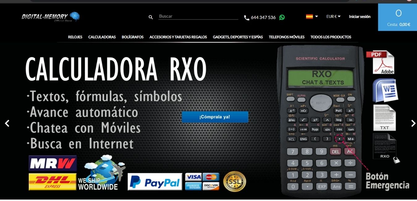 Rxo Dispositivos para copiar nos exames